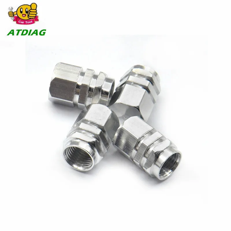 

4pcs/set Aluminium alloy Car Tire Valve Caps Red Color Car-Styling Tyre Stems Air Caps Auto Wheel Cover Tire Accessories