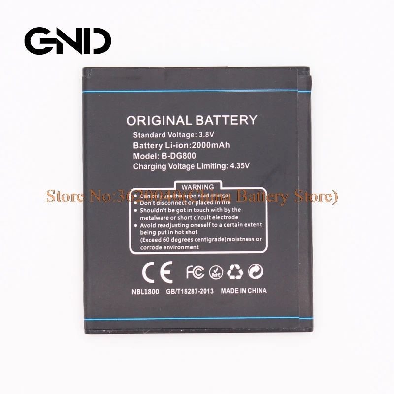 GND 3 8 V 2000 мА/ч B-DG800 Замена Батарея Для DOOGEE VALENCIA DG800 смартфон литий-ионный