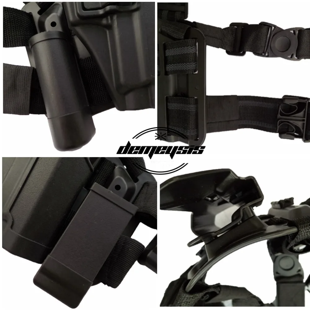 C Q C целеуказатель Glock Боевая кобура набедренная сумка на платформе кобура для охотничьего пистолета для Glock 17 19 22 23 31 32