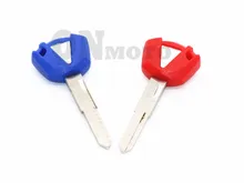 5 pcs Motorcycle Key Blank Blade For Kawasaki ZX-10R ZX 10R 2011 Z1000 2011 ER6N 2011-2012 Blue & Red