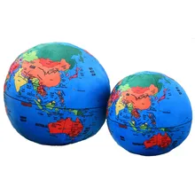 1 шт. моделирование Глобус Земля Карта мира Плюшевые игрушки Подушка Детская кукла головоломка подарок мальчик мяч