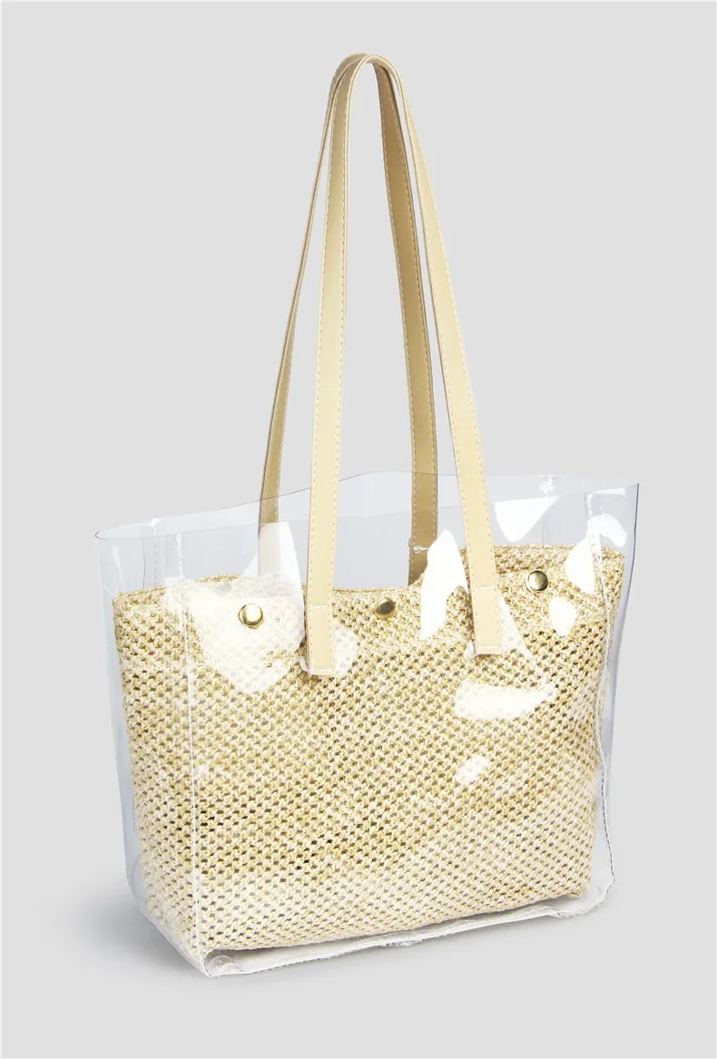 Micom Bali Beach Bag Women Summer Transparent Rattan Shoulder Bag Casual Tote Bags for Women Lady Handbags Bohemia New Arrival (15)