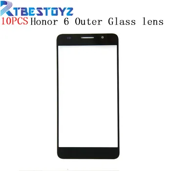 

RTBESTOYZ 10PCS/Lot New Replacement LCD Front Touch Screen Outer Glass Lens For Huawei Honor 6