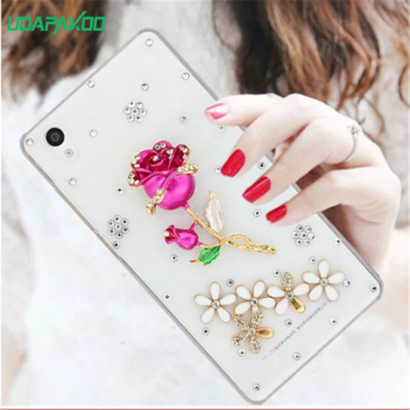 Роскошный 3D Алмазный чехол для Sony Xperia M2 M4 M5 AQUA Z3 Z5 Compact Premium C6 X XA XA1 XA2 Ultra XA3 XZ XZ1 XZ2 PLUS L1