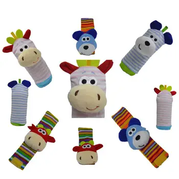 

1PC/Set Baby Wrist Rattle Socks Baby Puzzle Wrist Strap Toy