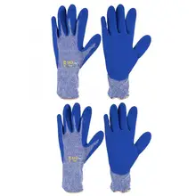 Защитные перчатки 1 пара Нескользящие износостойкие рабочие садовые дышащие перчатки для садоводства
