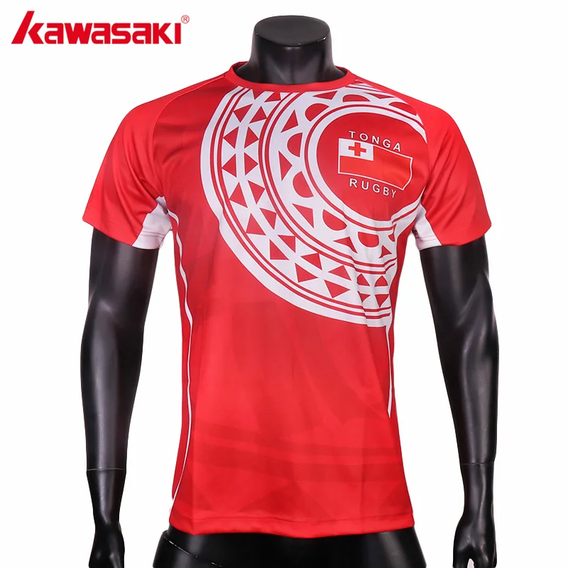 Kawasaki poliéster transpirable de Rugby de los hombres camisa de hombre Rugby Jerseys de secado rápido C-RJ0003