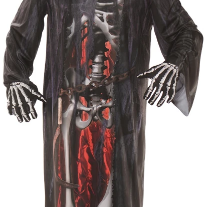 Underwraps UR28463 Grim Reaper Photo Real Robe Adult Costume (1)