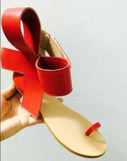 2017 Hot Big Bow Side Women Fashion Sandals Open Toe Classic Style Ladies  Flat Sandals Ankle Buckle Female Dress Shoe Party Shoe - Women's Sandals -  AliExpress