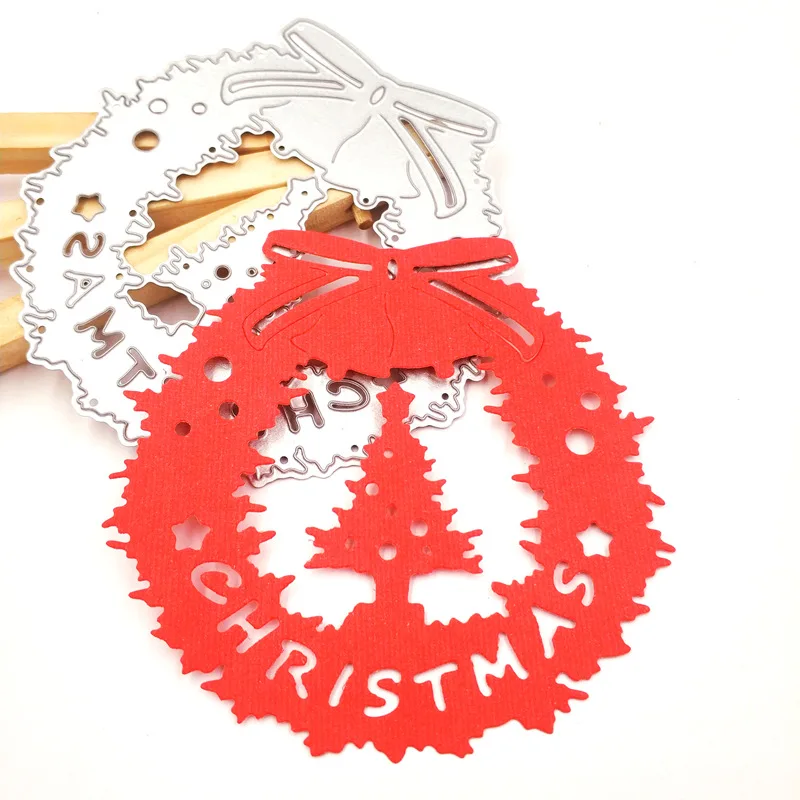 DUOFEN 2018 Новый merry Рождество девушка металлический трафарет для DIY Скрапбукинг