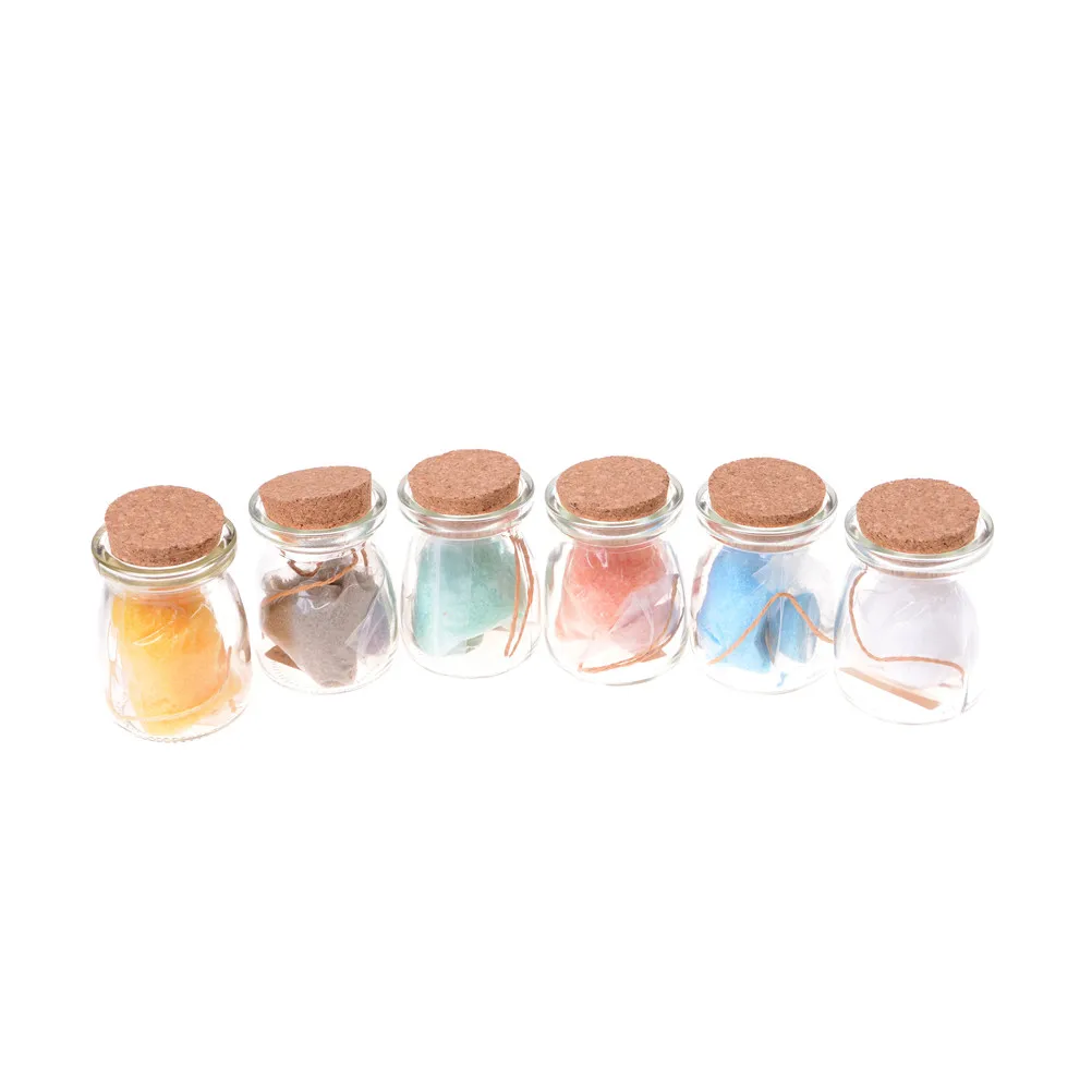 

Multi-colors Crystal Sand With Bottle Wishing Hope Magic Crystal Growing Kit Children Science Lab 1set