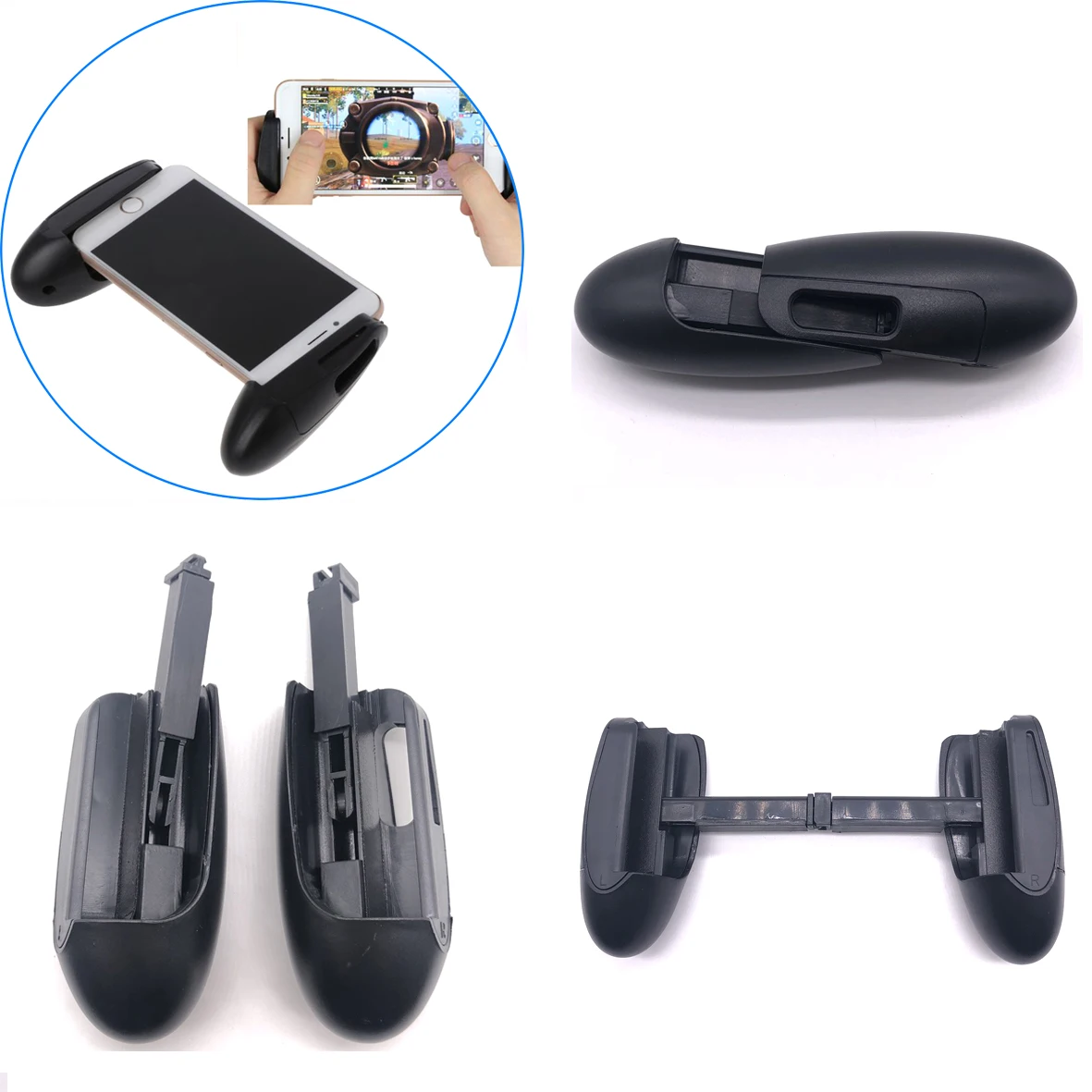 

Phone Controller Gaming Joystick Handle Stand Grip Holder for PUBG Mobile Game pad phone game part