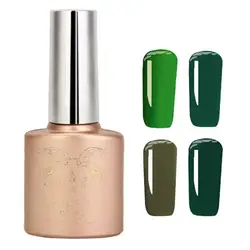 12 цветов 12 мл Весна Великолепная зеленая серия нано зелень дизайн ногтей УФ гель лак Замачивание