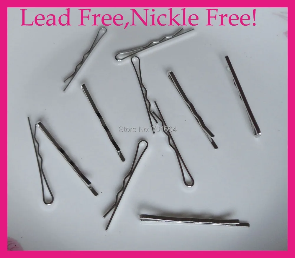 

50PCS 1.6mm*3.8cm mini waved plain metal bobby pin at nickle free and lead free,DIY infant hair accessories material