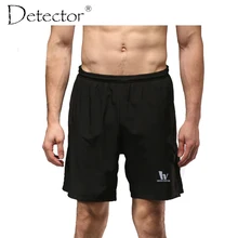 Мужские летние шорты с детектором, быстросохнущие шорты, дышащие шорты для бега