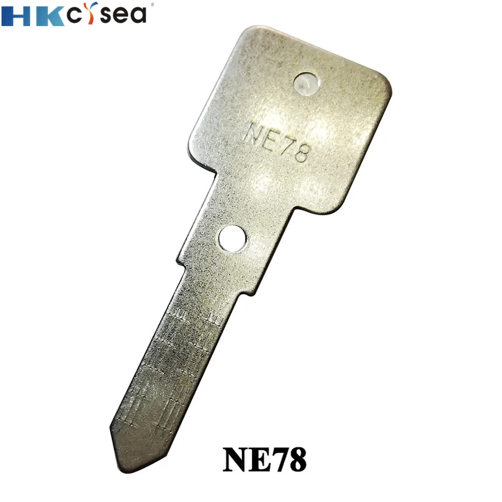 HKCYSEA Lishi ключ резак Выгравированная линия Заготовка ключа замка зажигания автомобиля лезвие со шкалой стрижки зубов для 2 в 1 LiShi HU101 HU66 HON66 HU92 инструмент - Цвет: NE78