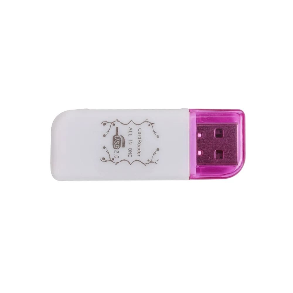 Новые 4 в 1 USB кардридер Мультифункциональный SD TF MS M2 USB ридеры с Лунной формой для ПК ноутбук настольные компьютеры - Цвет: show as photo