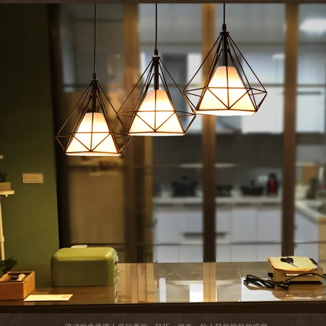 online shop black shade wrought iron lighting fixtures modern
