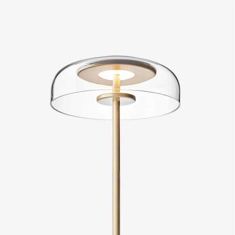 Современная прикроватная стеклянная Светодиодная настольная лампа в стиле лофт, креативная итальянская дизайнерская чаша для спальни, кабинета, гостиничного номера, настольные лампы