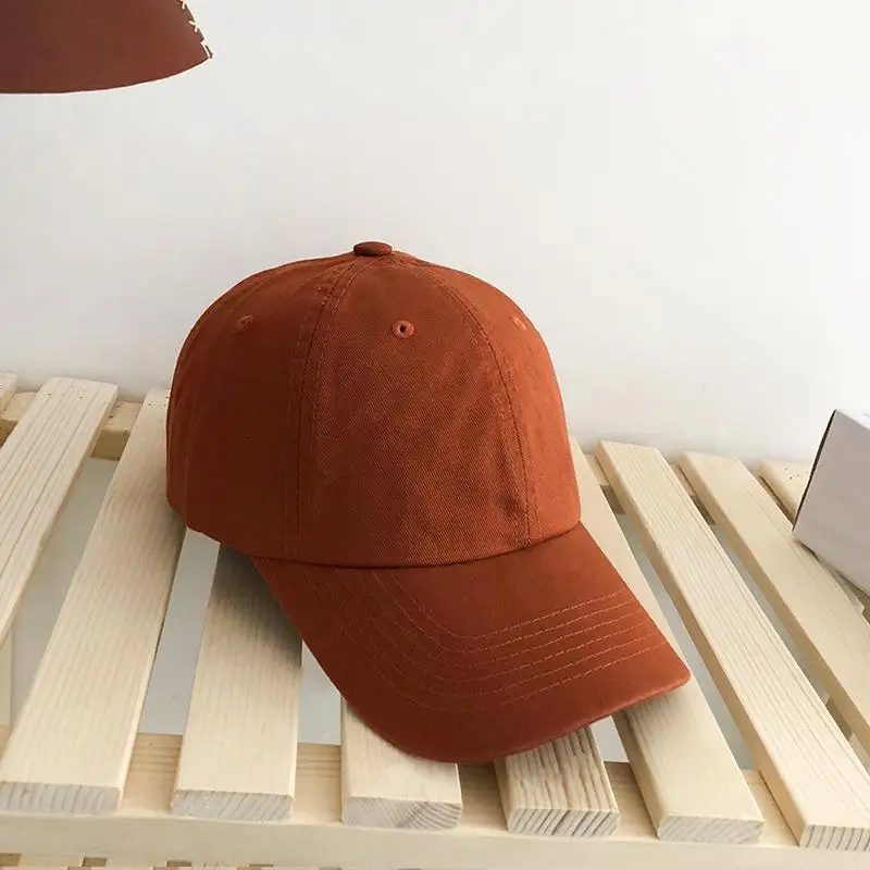 COKK, бейсбольная кепка, мужская, мягкая, Snapback, шапка для папы, женские, однотонные шапки для мужчин, кепка s Casquette, мужская, для спорта на открытом воздухе, Gorras, новинка - Цвет: Оранжевый