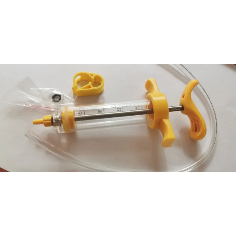 

EZmtb Hydraulic Bicycle Bike Disc Brake Oiling Syringe Tool Double Lock Syringe Bike Brake Oiling Tool