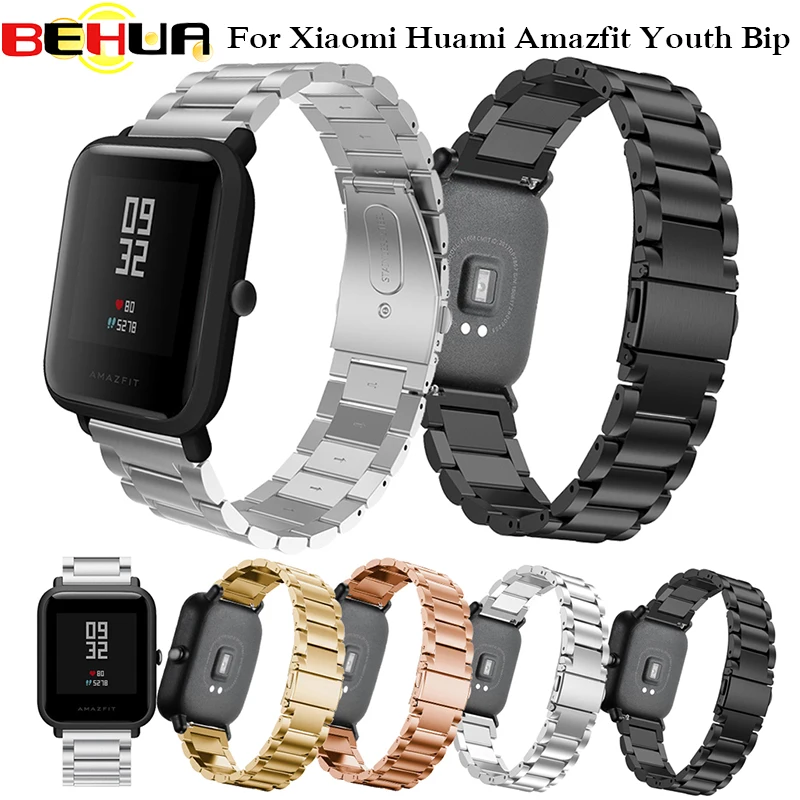 20mm Smart Watchband Metal Stainless Steel band Watches Strap