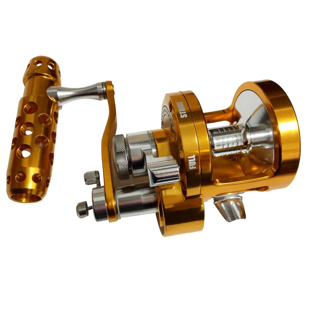 

CGDS Full Jigging Reel Double Speed Trolling Fishing Reel 30kgs Power Drag Deep Sea Saltwater Boat Reel SYD90 4.5:1 2.1:1 right