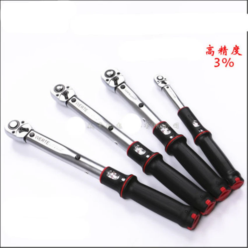 FOR WERTE Industrial Accuracy 3% Torque Wrench 1/2 1/4 3/4 3/8 1 Precision-Premise 1-1000N