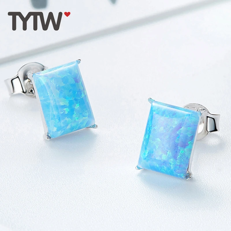 Женские серьги гвоздики из серебра 925 пробы с фианитом|simple earrings|stud earringsstud earrings for