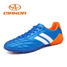 QIANDA Men Football Shoes Outdoor Cleats AG Turf Professional Soccer Shoes Original Sneakers Hard-wearing Training Adults Boots adidas original new arrival official goletto tf hard wearing men s football soccer shoes sports sneakers by2721 aq4302