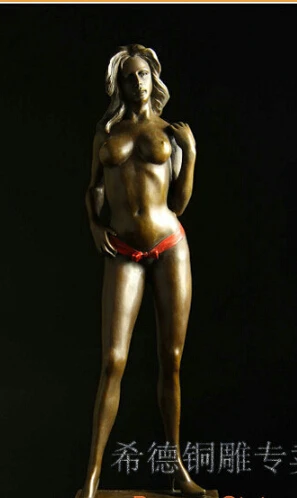 

free Art Deco Sculpture Sexy Beautiful Woman Bronze Statue fast