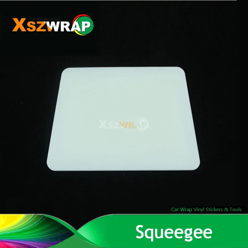 

10.5*7.5cm Trapezoid White Squeegee For Car Wrapping Window Film Installation Tint Scraper Car Wrap Tools
