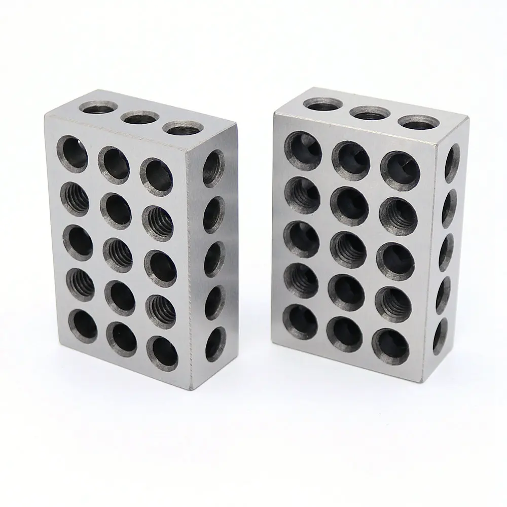 2pcs Hardened Steel Ultra Engineers Blocks Precision 1/" x 2/" x 3/" Milling Tool