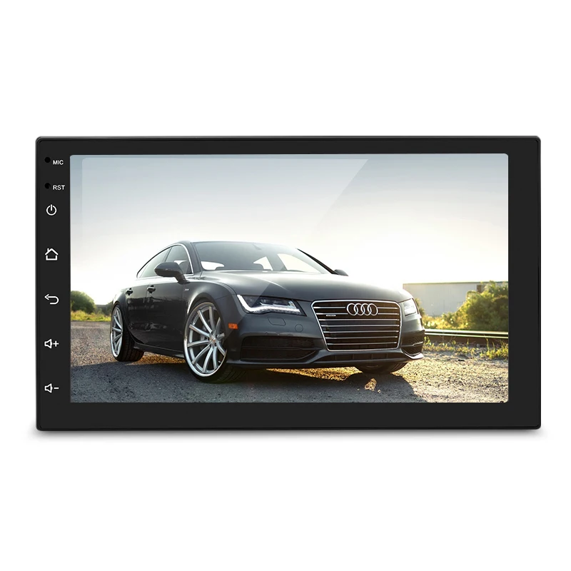 7 &quot2G + 16G ROM 2 Din Автомобильный MP4 MP5 плеер HD Android 9 1 сенсорный экран мультимедийное