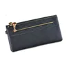 Women Long Wallet Quality Matte PU Leather Solid Coin Purse Luxury Double Zipper Clutch Money Bag Phone ID Credit Card Holder 6