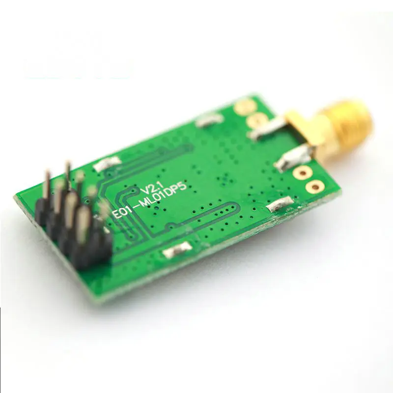E01 ML01DP5 большой диапазон SPI NRF24L01P 2 4 ГГц 20dbm 5 км DIP SMA K антенна Iot беспроводной
