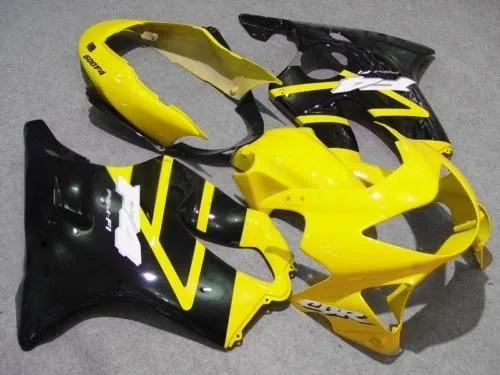 

Custom yellow black Fairing kit for HONDA CBR600 F4 99 00 CBR600F4 1999 2000 CBR600 Injection mold Fairings set +7gifts CB46