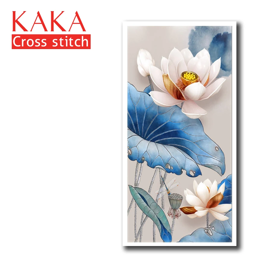 

Cross stitch kits,Embroidery needlework sets with printed pattern,11CT-canvas for Home Decor Painting,DMC flowers Full CKF0070