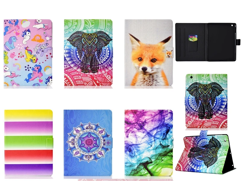 Чехол для планшета для Coque iPad 2/3/4 Чехол роскошные Единорог кожаный бумажник откидная крышка для Etui iPad 2/3/4 Флип Чехол-книжка