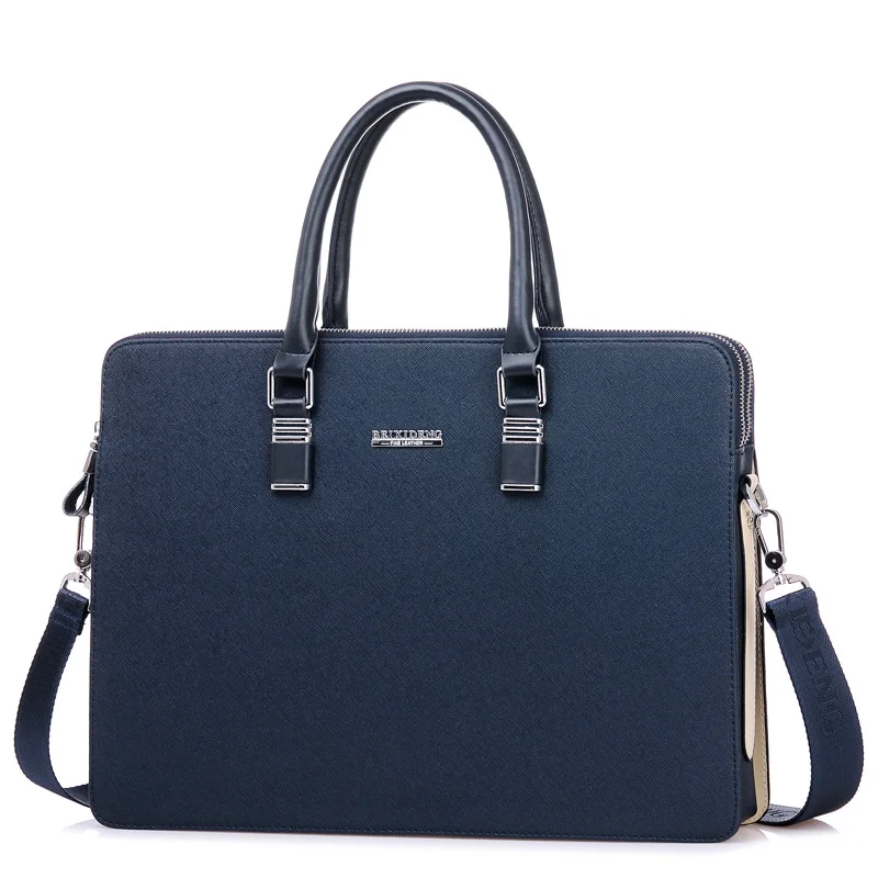 

messenger bag men artificial leather Casual Briefcase Laptop Handbag 14 inches Male Vintage Crossbody Shoulder Business Bag