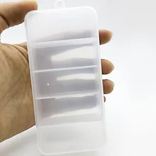 Портативный прозрачный пластиковый рыболовный Приманка органайзер для хранения Контейнер Чехол Рыболовные снасти коробки аксессуары