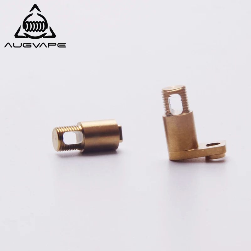 Augvape Druga RDA положительные и отрицательные аксессуары из нержавеющей стали позолоченные Замена электронной сигареты Druga RDA самодельный