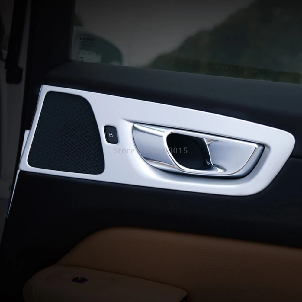 Дверная ручка из углеродного волокна для Volvo XC60 XC 60 2018 2019 2020 крышка чаши молдинг
