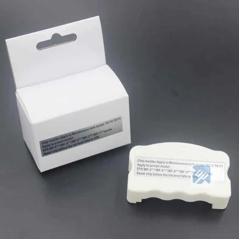 T6710 T6711 восстановитель чипа резервуара для Epson WF 3640 3620 3720 3725 7710 7720 7715 принтер|Чип
