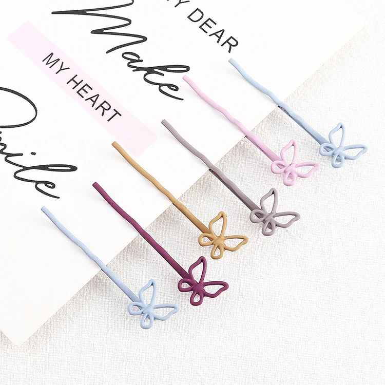 

Fashion Butterfly Hair Clip For Girls Elegant Beauty Styling Barrette Stick hair pins tiara hair ornaments Random Color137779