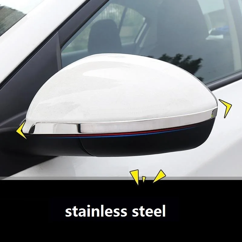 

Car Automovil Modified Chromium Wing Mirror Exterior Dashing Sticker Strip Accessory Trim 16 17 18 19 FOR Chevrolet Cavalier