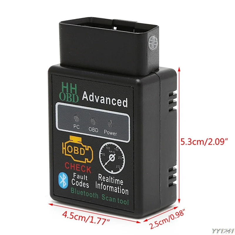 Автомобильный диагностический интерфейс ELM327 V2.1 OBD 2 с Bluetooth для автомобиля сканер