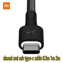 Оригинальный xiaomi зми usb type-c кабель зарядного устройства быстрой зарядки для samsung s8 huawei sony usb c светодио дный свет Магнитная короткие 30 см