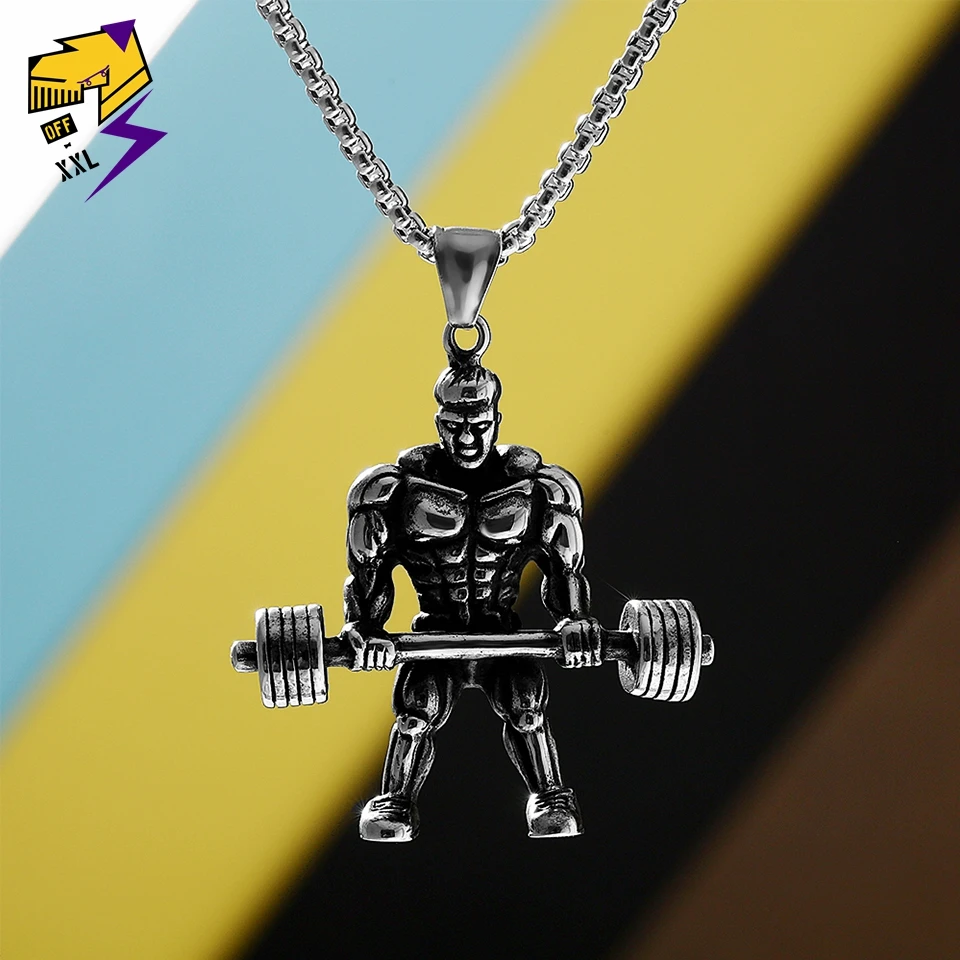 Steampunk Sport Men Pendant Necklace