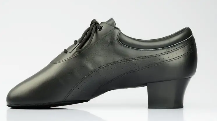 Обувь для бальных танцев; Мужская обувь; кроссовки; обувь для латинских танцев; обувь для взрослых с двумя подошвами; обувь для учителя; национальный стандарт; лакированная кожа; BD424 - Цвет: Imported soft leathe